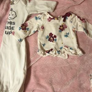 Flower shirt for baby girl